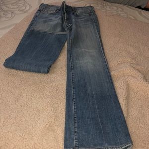 Boot cut jeans